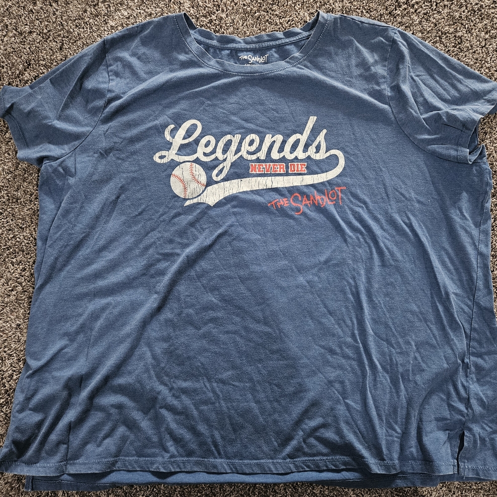 Legends Never Die Sandlot Blue T-Shirt